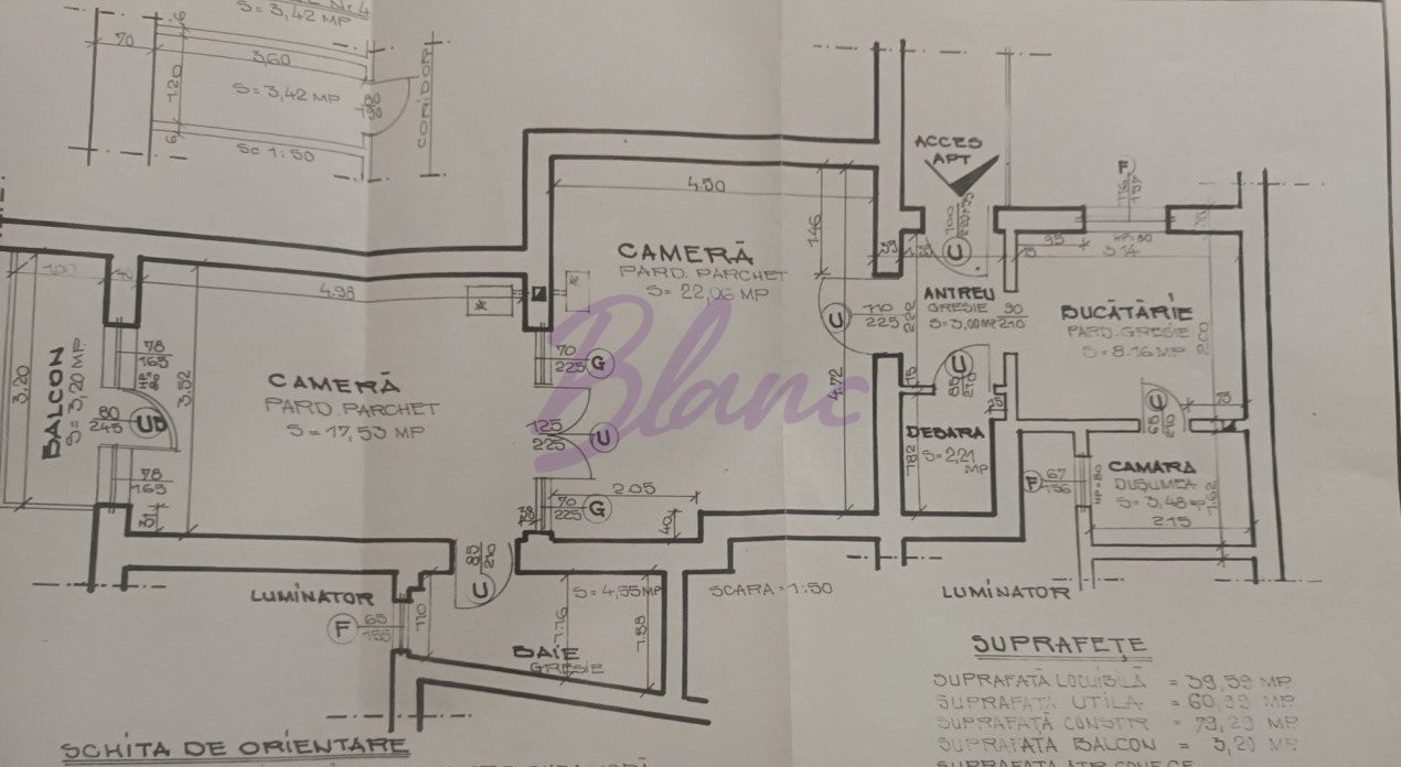 Apartament 2 camere de vânzare ultracentral – Str. Cuza Vodă, Oradea