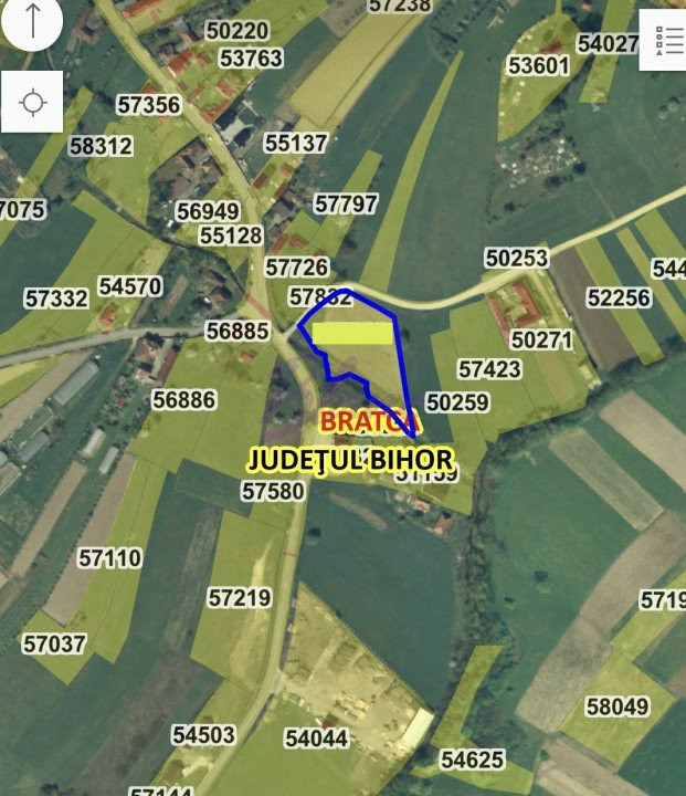 Teren intravilan 3.749 mp – Beznea, com. Bratca, jud. Bihor