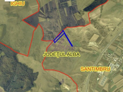 Teren extravilan 80.000 mp, Sântimbru, Jud. Alba