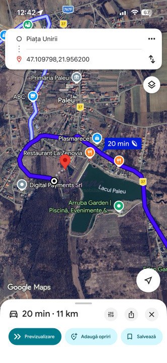 Teren intravilan 687 mp, de vânzare – Paleu, Bihor