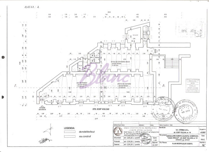 Oportunitate reala de investitie, zona Ultracentrala, str. Iosif Vulcan