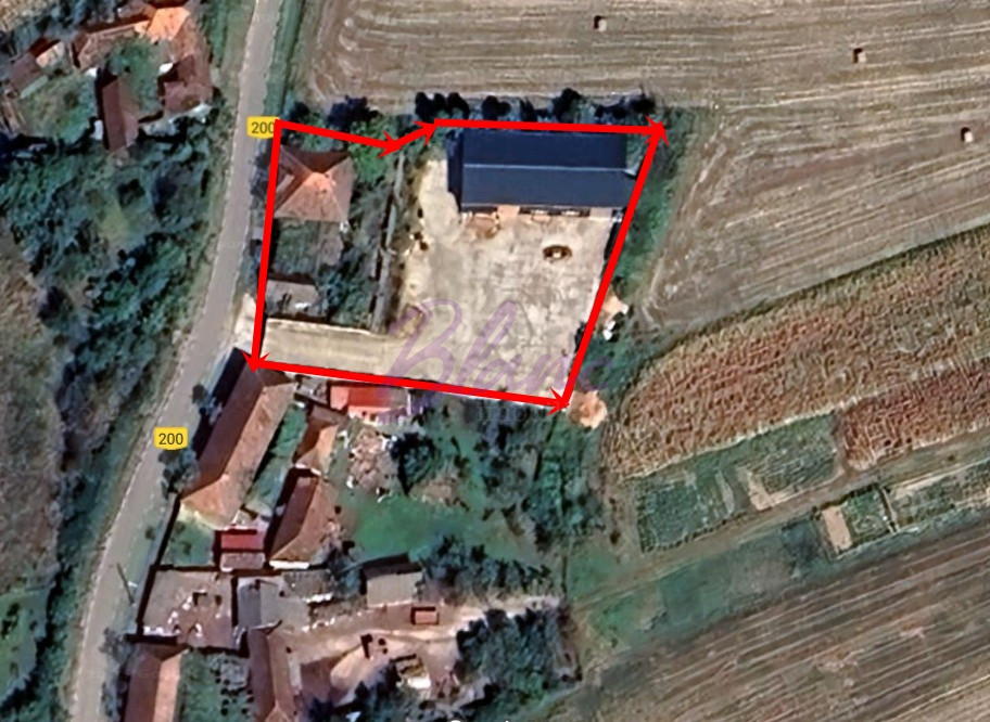 Hala de 250 mp cu Casa in Hodis