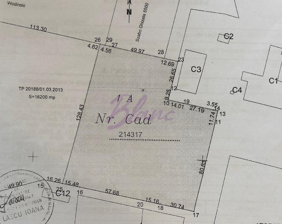 Teren industrial de 13.500 mp pe Calea Borsului -Conexiune directa cu DEx16