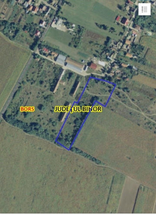 Teren intravilan ,industrial 11000 mp. ,zona Bors/Santaul Mic
